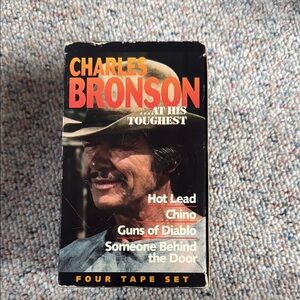 Charles Bronson Movie Collection VHS Set